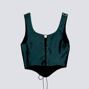 dark green introduction corset