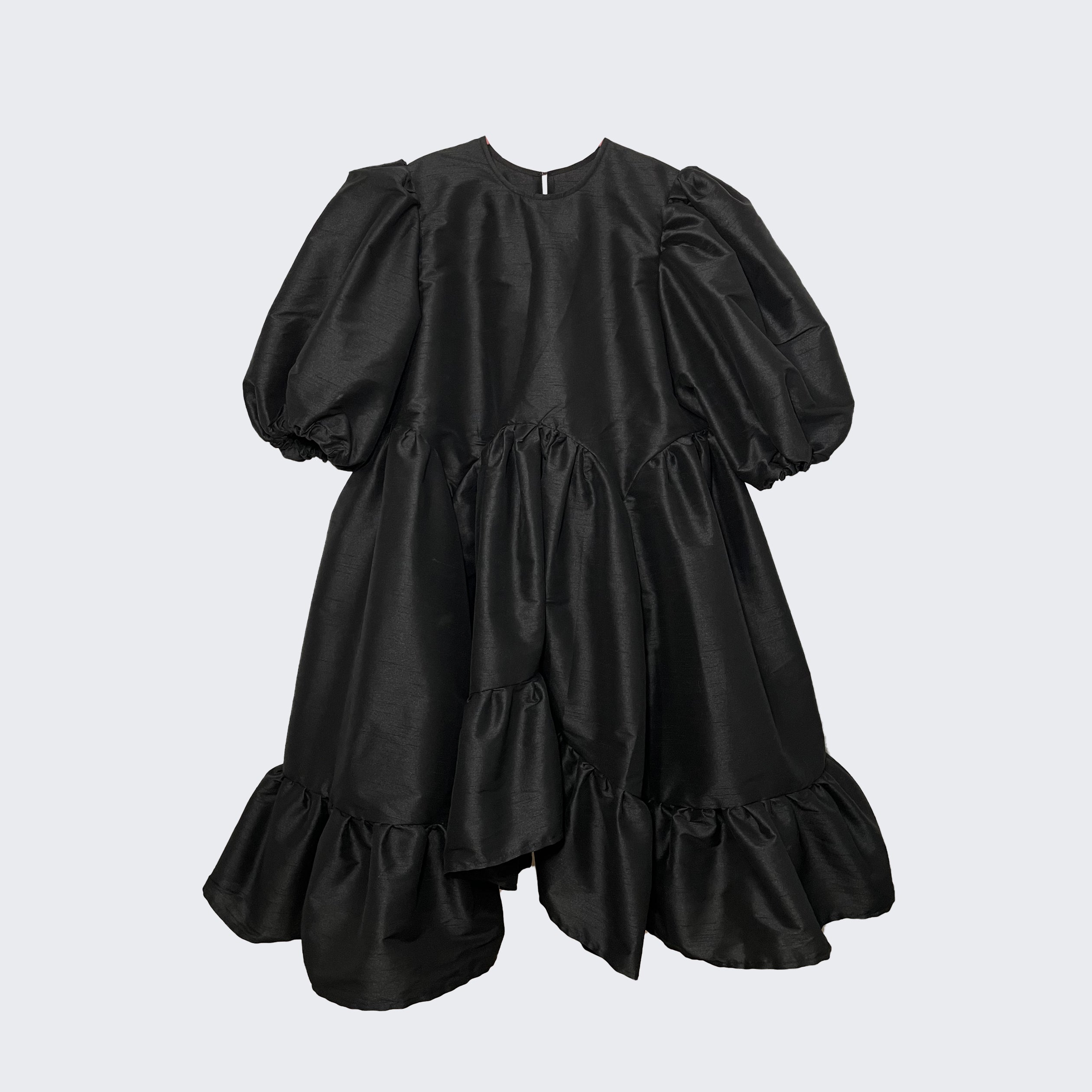black symmetrical baby dress